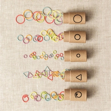 Flight of Stitch Markers colorful - CocoKnits